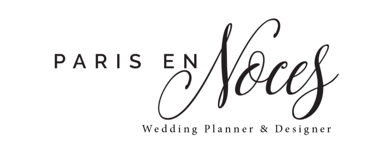 Logo Paris en Noces. Jour J. Paris en Noces. Wedding Planner en Ile de France